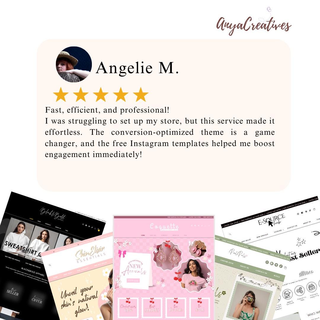 Shopify Store Setup in 24H | Conversion-optimized Theme Included - Etsy
