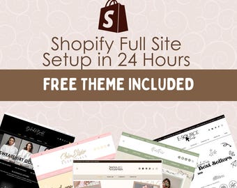 Shopify Store Setup in 24H | Conversion-optimized Theme Included