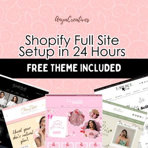 Shopify Store Setup in 24H | Conversion-optimized Theme Included
