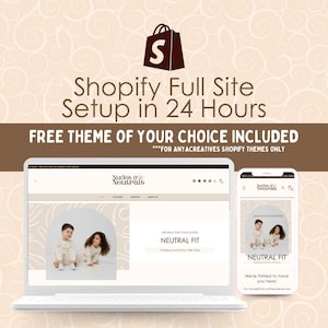 Shopify Store Setup in 24H | Conversion-optimized Theme Included