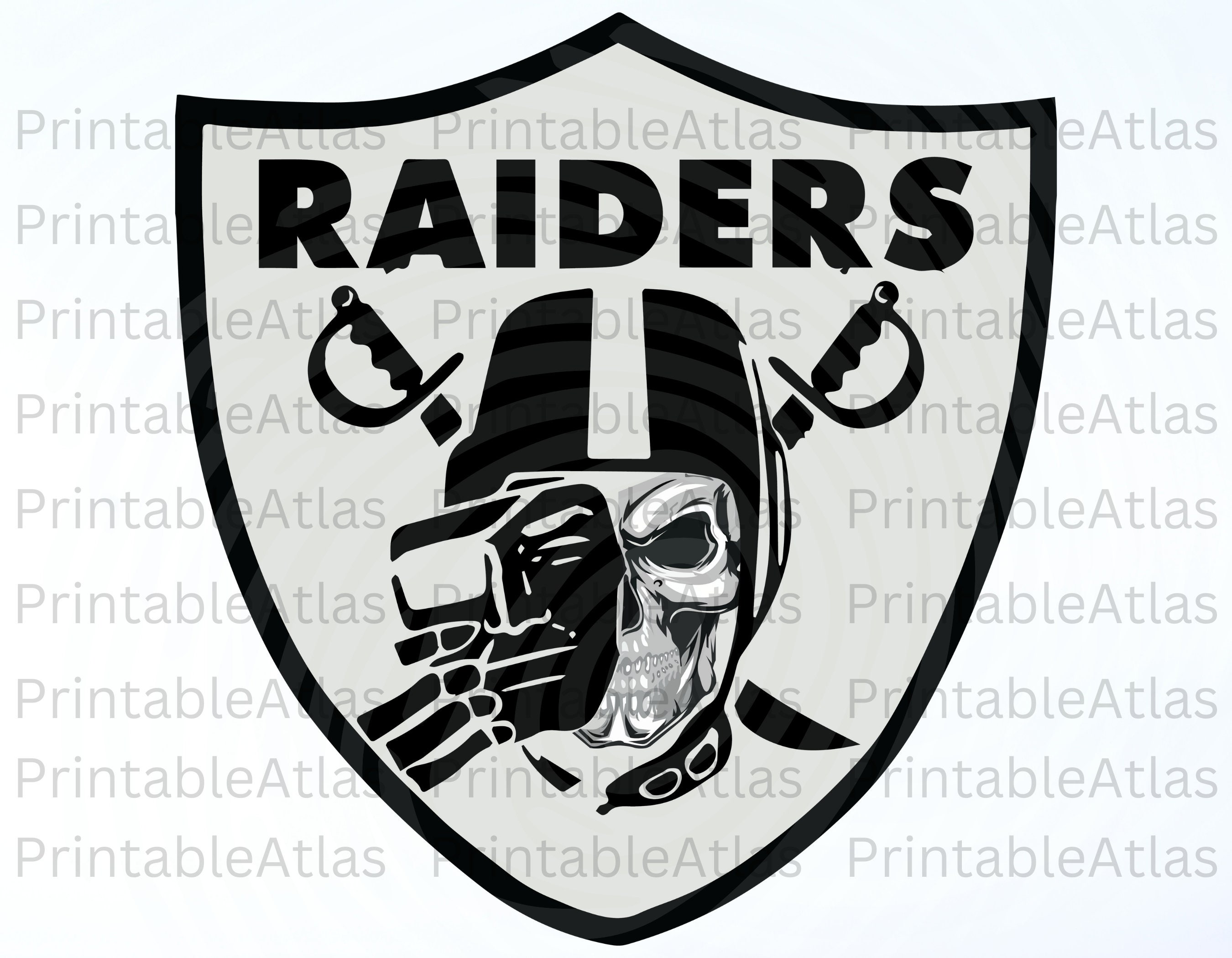 Raiders Stencils - Etsy