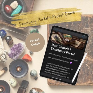 Soul Hearty | The Sanctuary Portal | Guided Mindset Tool | Boundary Setting & Sovereignty Journal