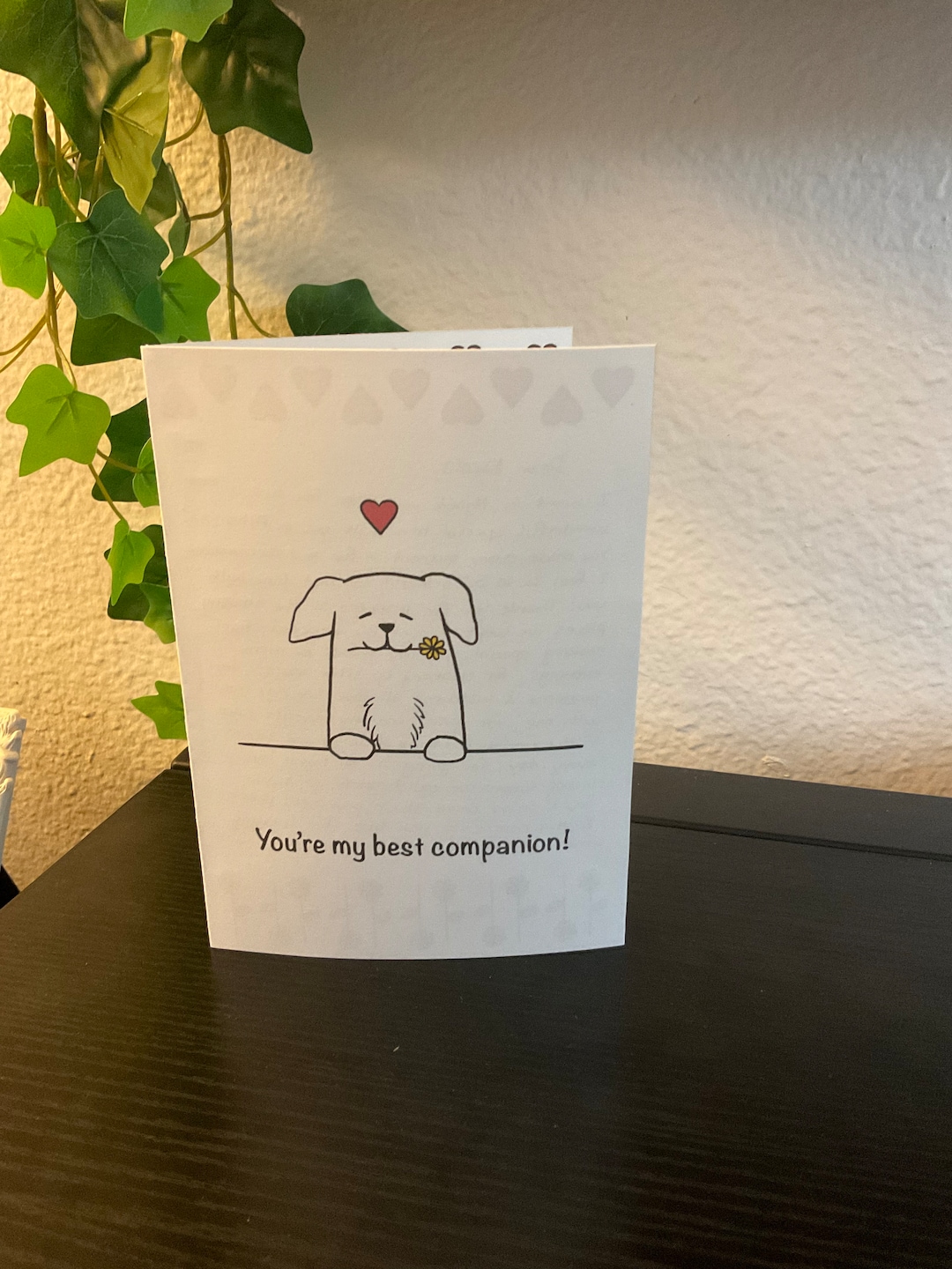 Companion Card - Etsy