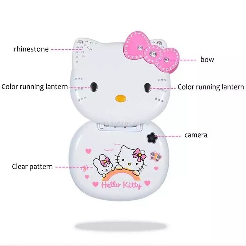 Hello Kitty Flip Phone Etsy