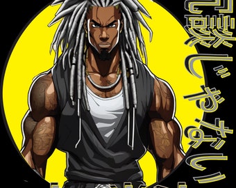 No Joke Anime Style Graphic T