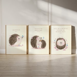 Kinderkamer bijbelvers muur kunst afdrukbare set van 3 christelijke schriftposters