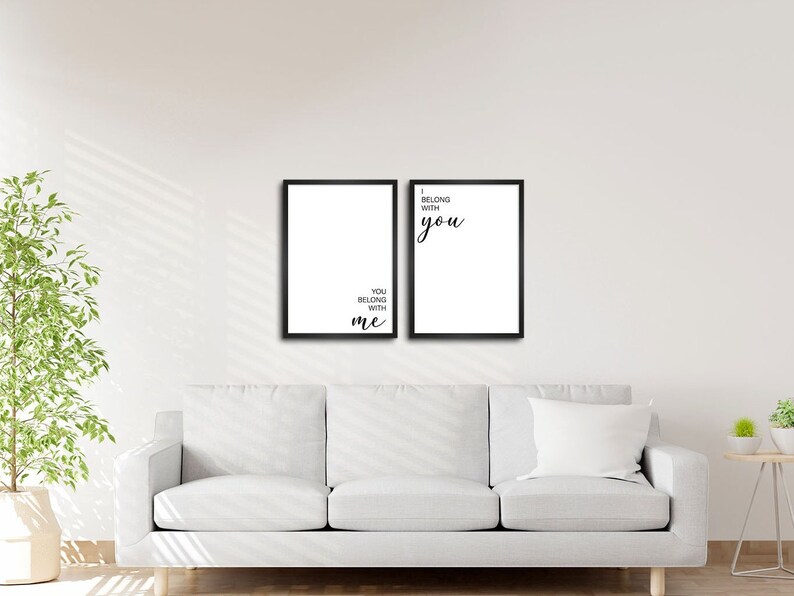 Bedroom Wall Art Set of 2 Rustic Decor Prints Wall Decor Etsy