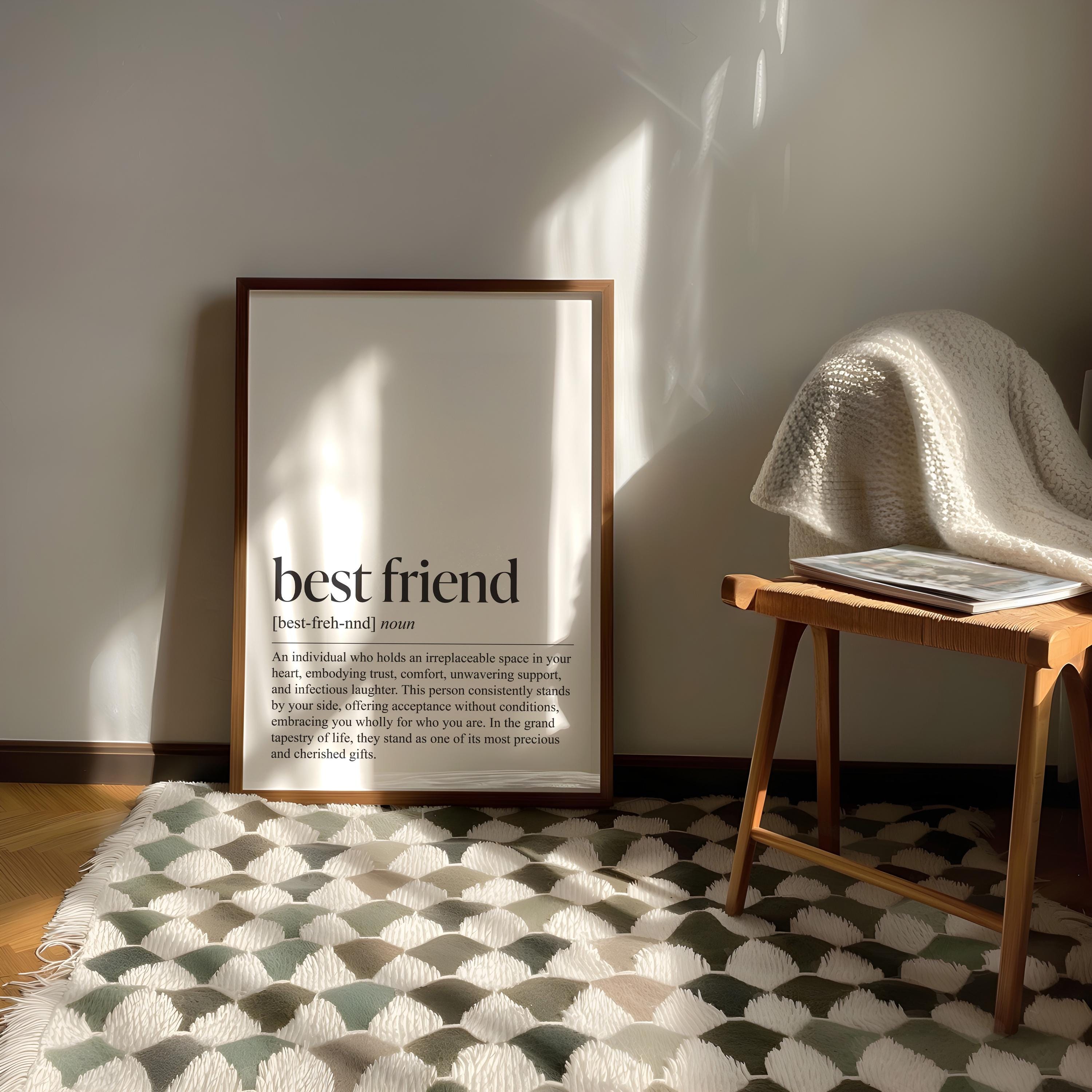 Best Friend Definition Printable Multiple Sizes Unique Friendship Quote ...