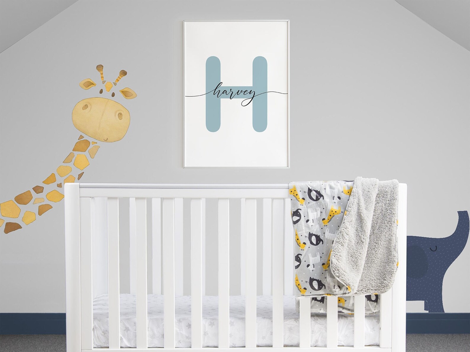 Custom Kids Wall Art With Modern Name Printable Art Custom - Etsy