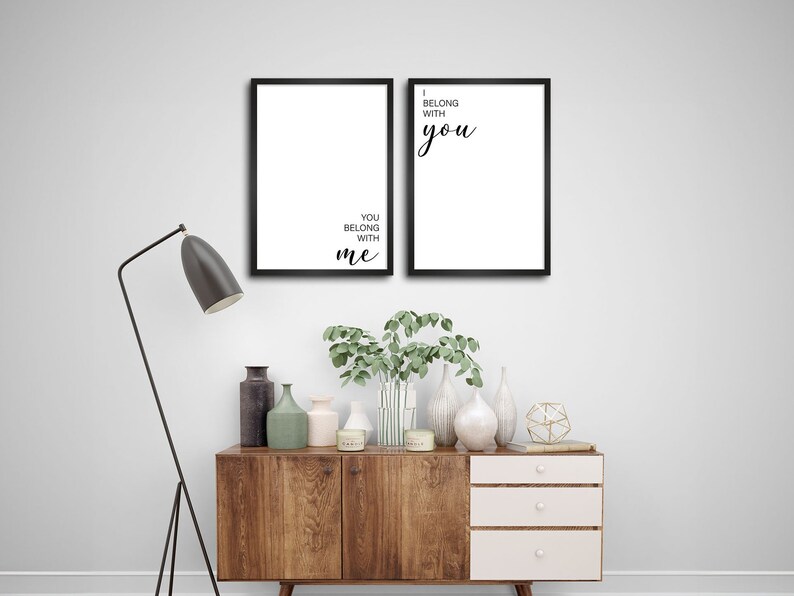 Bedroom Wall Art Set of 2 Rustic Decor Prints Wall Decor Etsy
