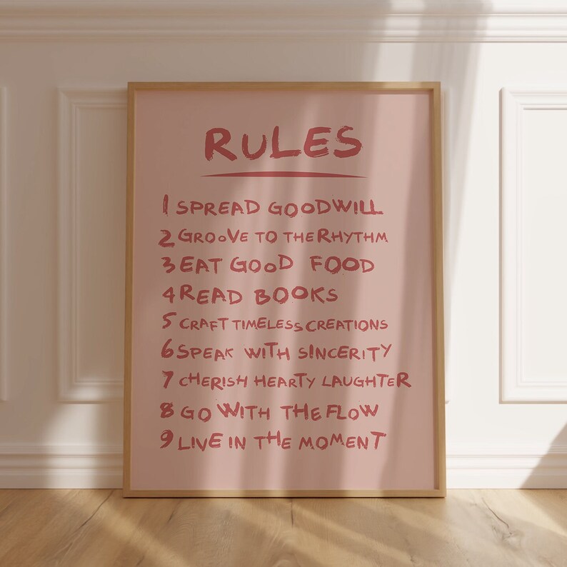 Retro Wall Art Prints Trendy Wall Art Big Quotes Dorm Room Decor ...