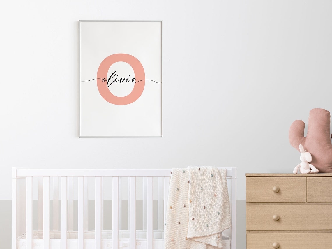 Custom Kids Wall Art With Modern Name Printable Art Custom - Etsy