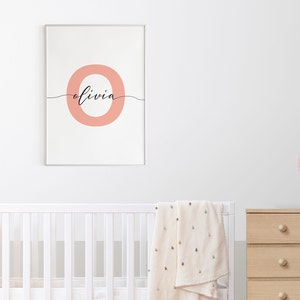 Custom Kids Wall Art With Modern Name Printable Art Custom - Etsy