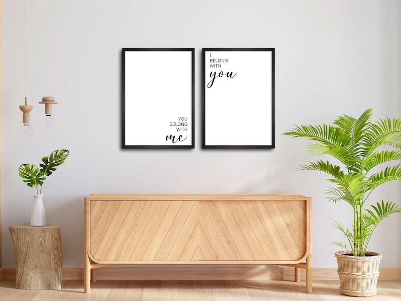 Bedroom Wall Art Set of 2 Rustic Decor Prints Wall Decor Etsy