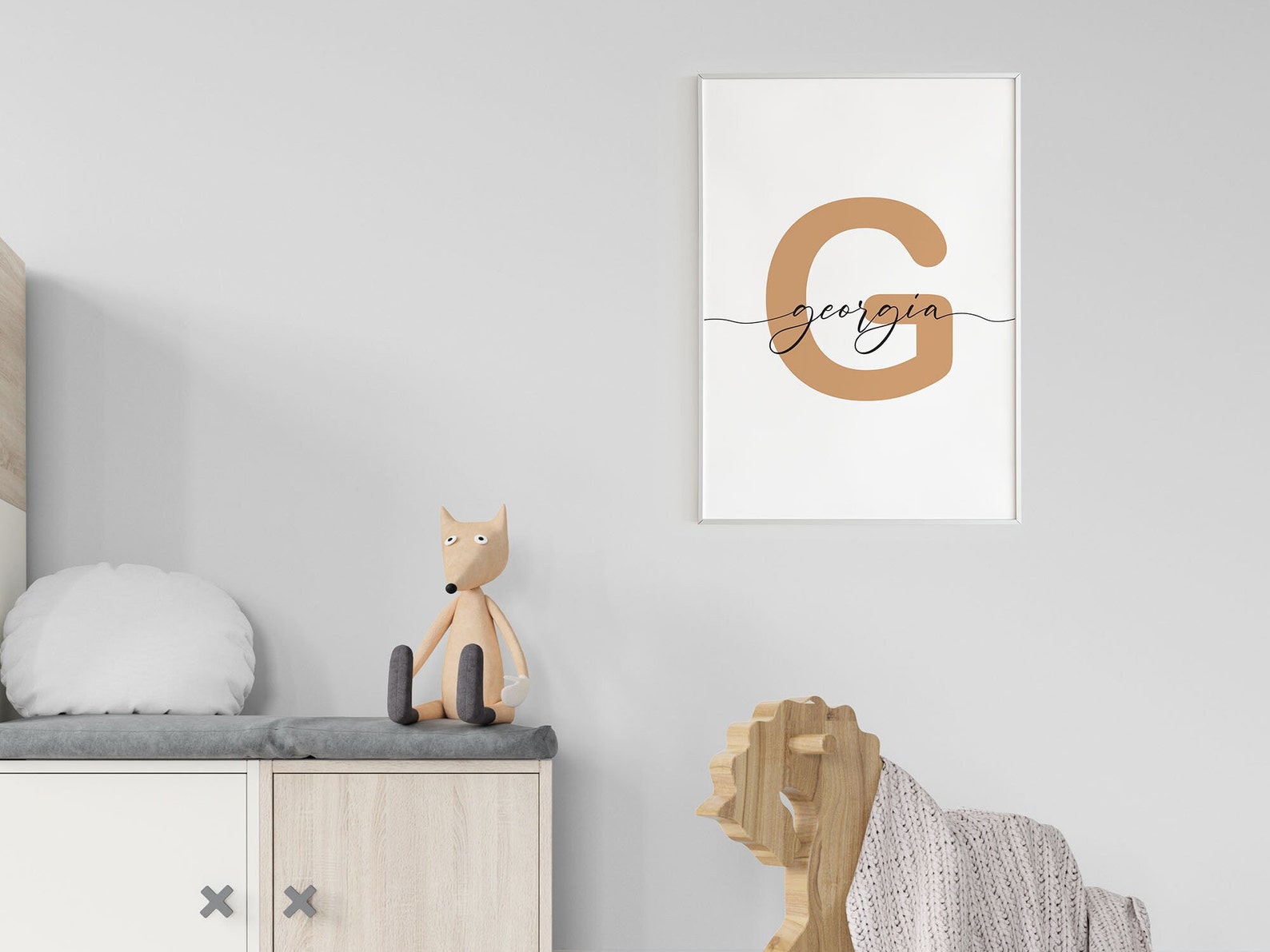 Custom Kids Wall Art With Modern Name Printable Art Custom - Etsy