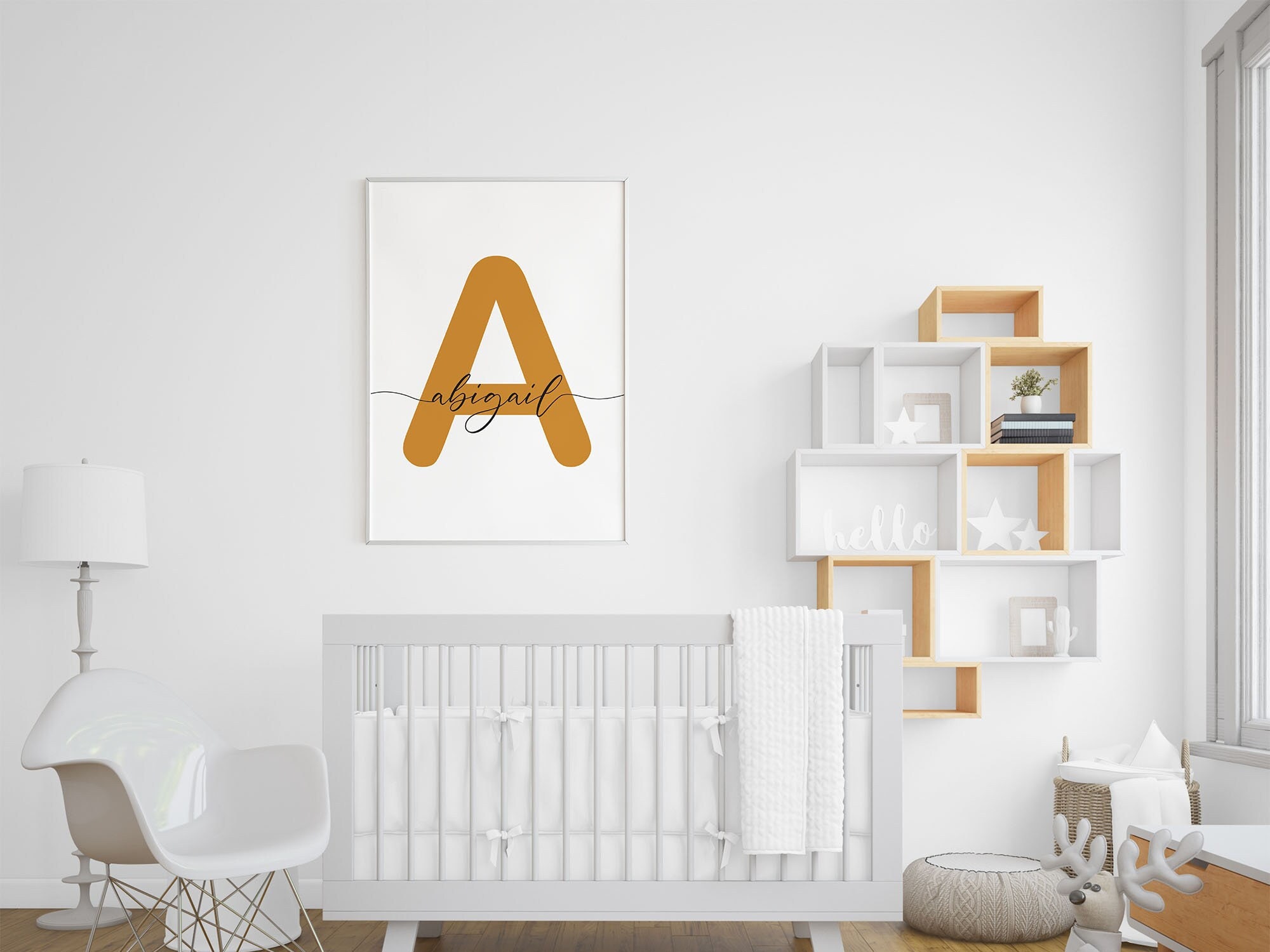 Custom Kids Wall Art With Modern Name Printable Art Custom - Etsy