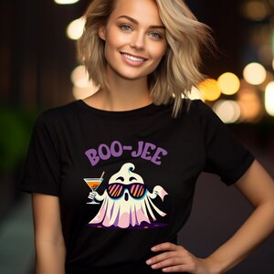 ハロウィン ブージー ゴースト Tシャツ ブージーファッション ハロウィン ゴースト ブージー ゴースト Tシャツ 奇抜でスタイリッシュなハロウィンパーティーTシャツ