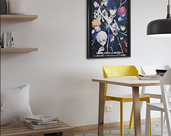 BlueLock Characters Digital Poster