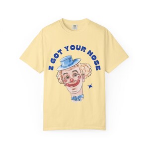 Humorystyczny klaun graficzny T-shirt unisex, zabawny prezent dla dzieci, zabawny strój, koszulka na przyjęcie urodzinowe, odzież rozrywkowa dla dzieci, swobodny