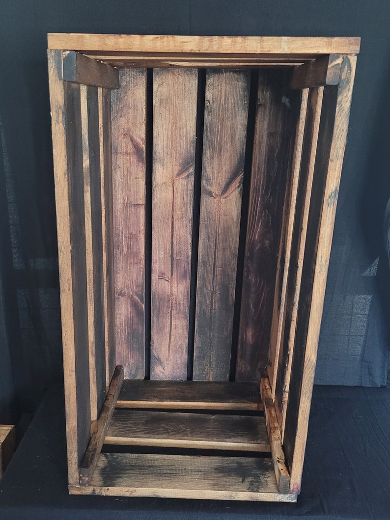 Wooden Crate Etsy