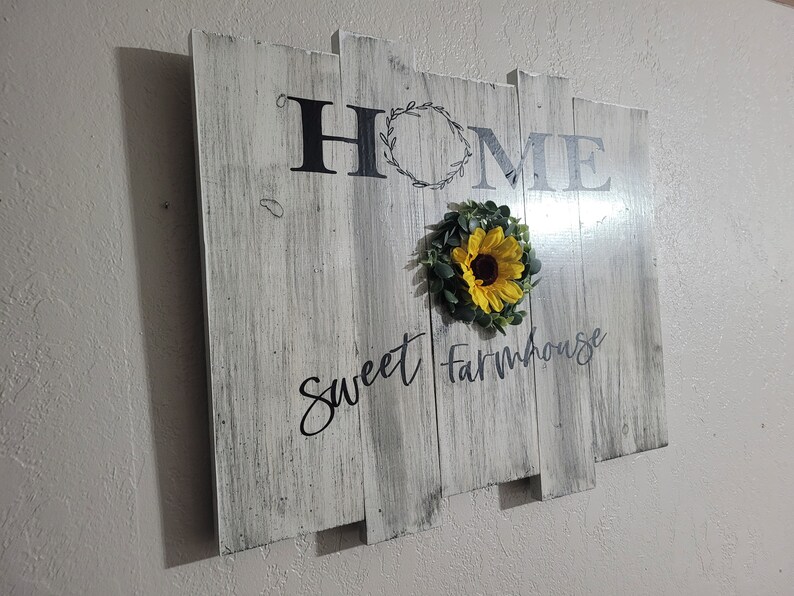 Home Sweet Farmhouse Wall Hanging Etsy