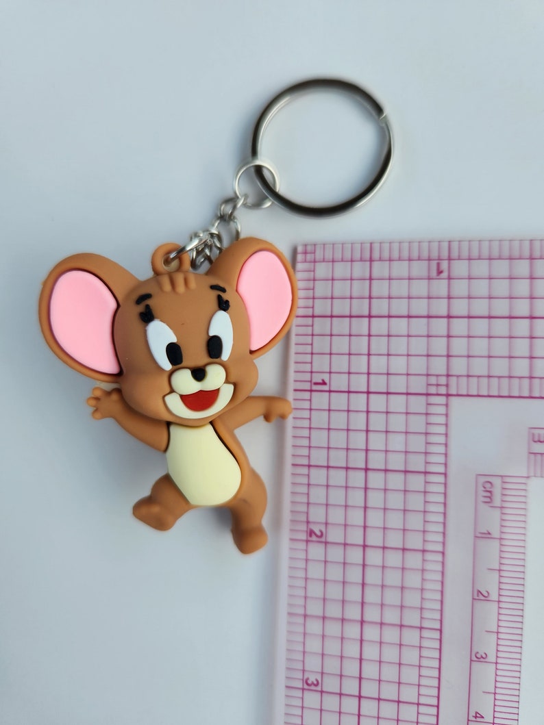Tom and Jerry Keychains Cartoon Keychain Etsy