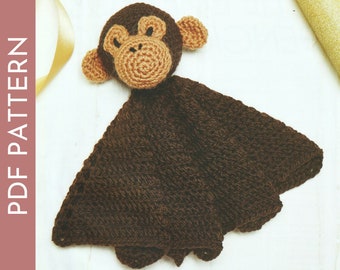 Chimpanzee Crochet Toy Pattern, Amigurumi Monkey Pattern, DIY Stuffed Animal Craft Tutorial, Monkey Crochet Pattern  Christmas Gift İdeas