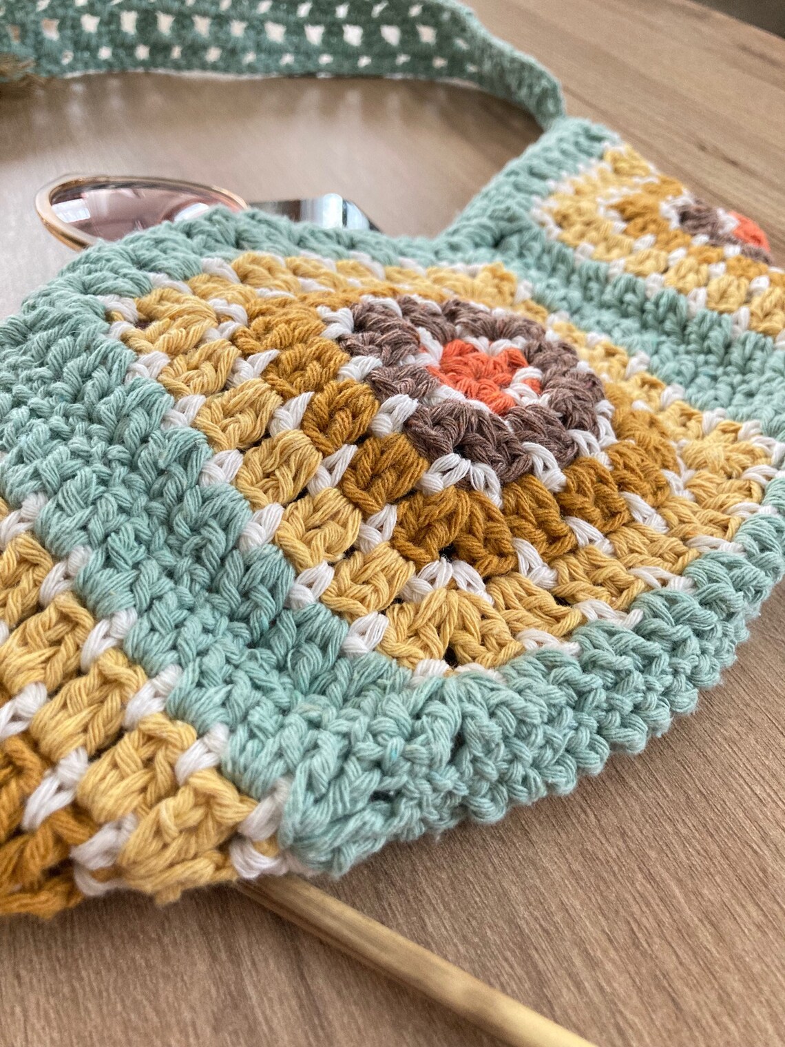 Crochet Crossbody Bum Bag Granny Squares Waist Bag Crochet Etsy