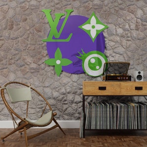 25% SALE + Free Shipping - Glass Wall Print Designer Art Cool Shape