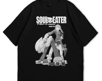 Soul Eater Soul and Maka Heavyweight T-shirt
