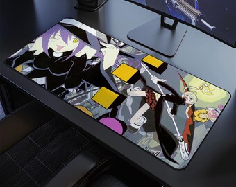 ソウルイーター XL ゲーミングマウスパッド：ブレアとマカのアート（31