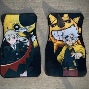 Soul Eater Car Mats Maka Albarn and Soul Car Mats custom