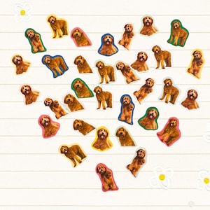 Petits autocollants personnalisés pour animaux de compagnie - Autocollants personnalisés pour chiens, autocollants pour chats, cadeau mignon pour amoureux des animaux de compagnie, autocollants pour agenda et journal, lot de 40 pièces