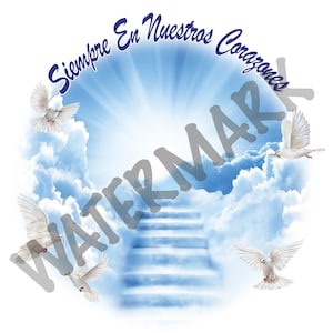 Spanish RIP, Siempre En Nuestros Corazones, Spanish Memorial, latin RIP, Rip, Memorial Shirt, RIP shirt, In Loving Memory