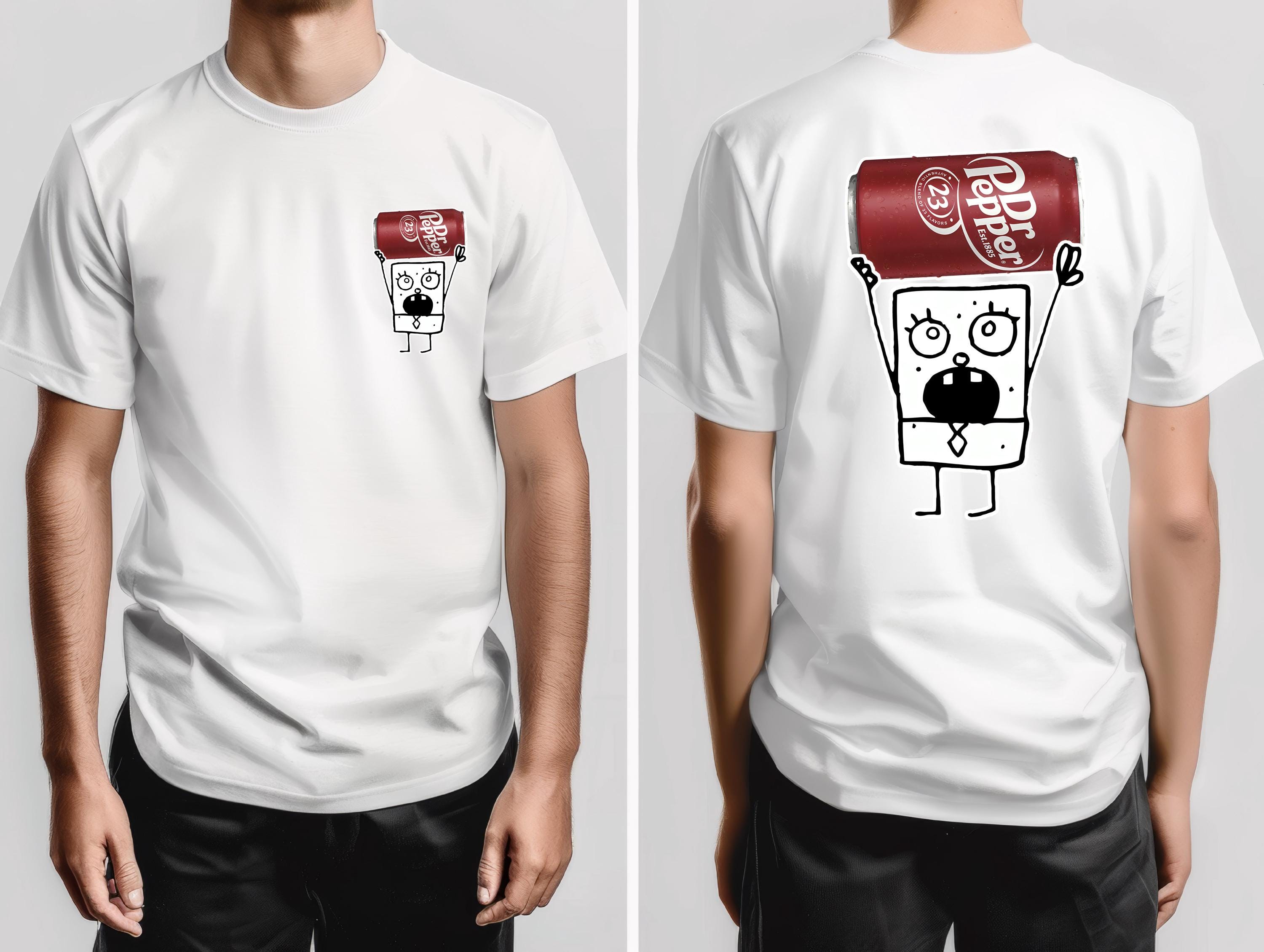 Doodlebob Shirt,doodlebob Dr Pepper,dr Pepper,doodlebob Shirt,doodlebob