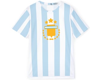Argentina Soccer Jersey | Lightweight Moisture-Wicking Sports Shirt
