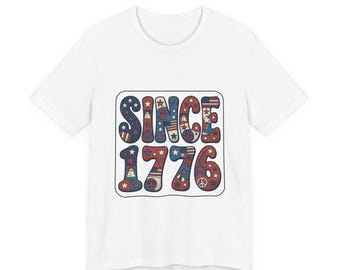 Since 1776 Vintage Distressed USA 250 T-Shirt | Memorial Day, Americana