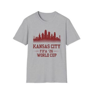 Kansas City skyline T-Shirt | KC FIFA '26 World Cup design image 5