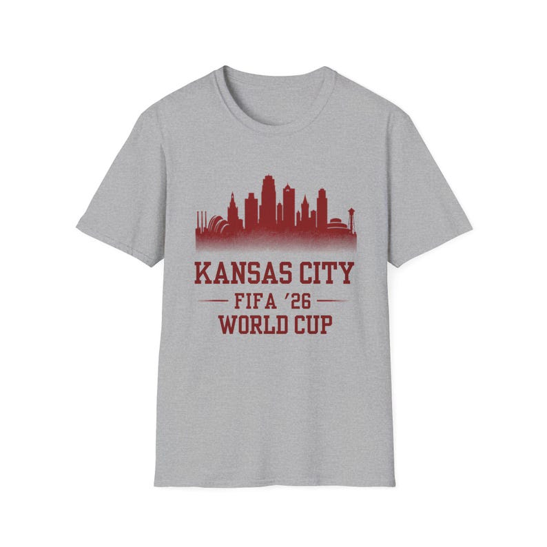Kansas City skyline T-Shirt | KC FIFA '26 World Cup design image 5