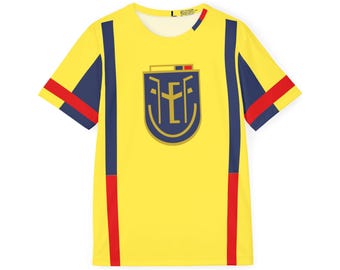 Ecuador Soccer Jersey | World Tournament Fan Shirt, Custom Sports Apparel