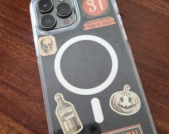MagSafe Clear IPhone Case with Custom Inserts