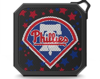 Blackwater Outdoor Bluetooth Speaker Phillies Baseball Stars Sports Inspired Philadelphia Pennsylvania Home Run Tailgate BBQ Beach
