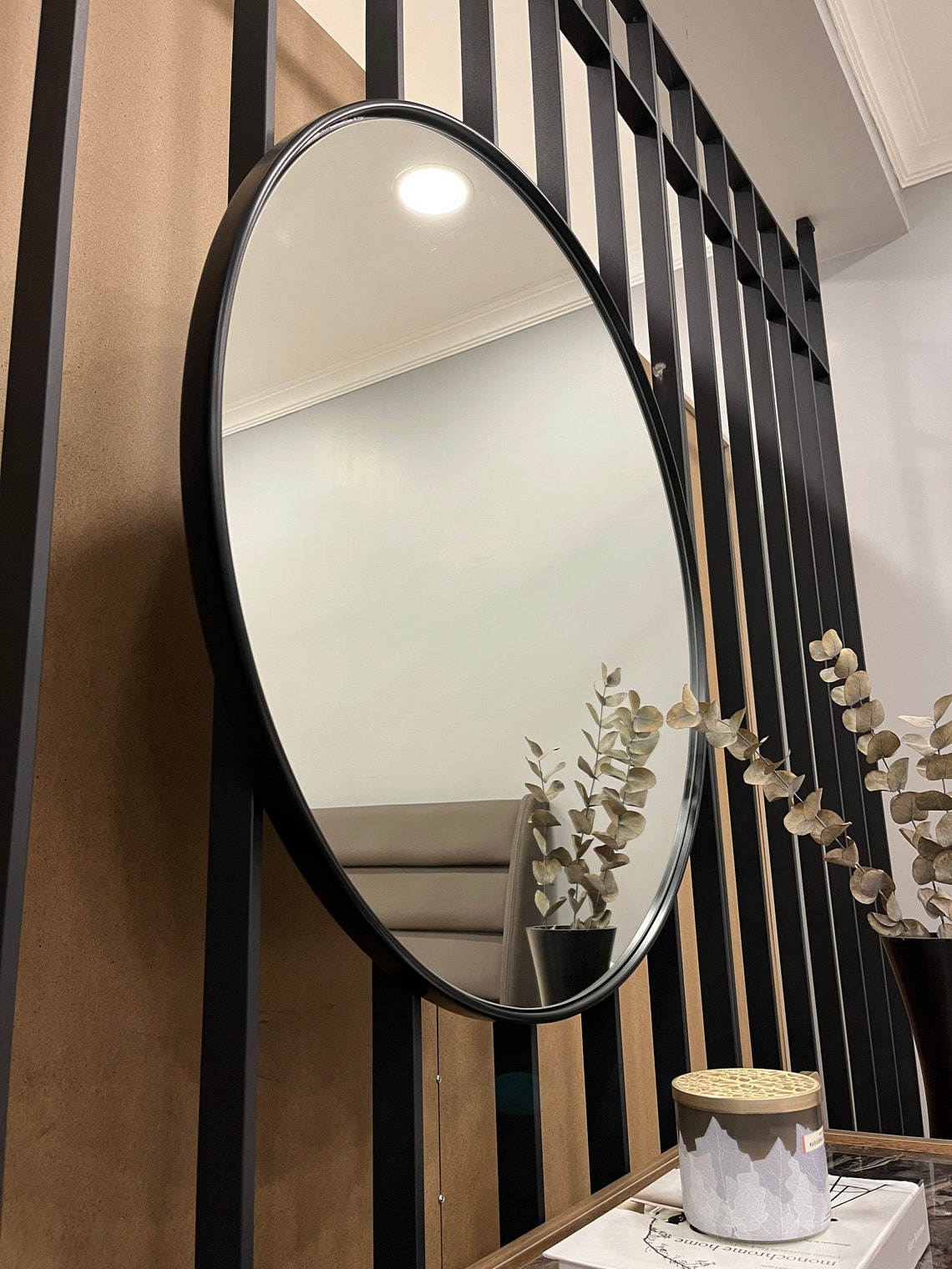 Circle Mirror, Vanity Mirror, Round Mirror Wall Decor, Makeup Mirror ...