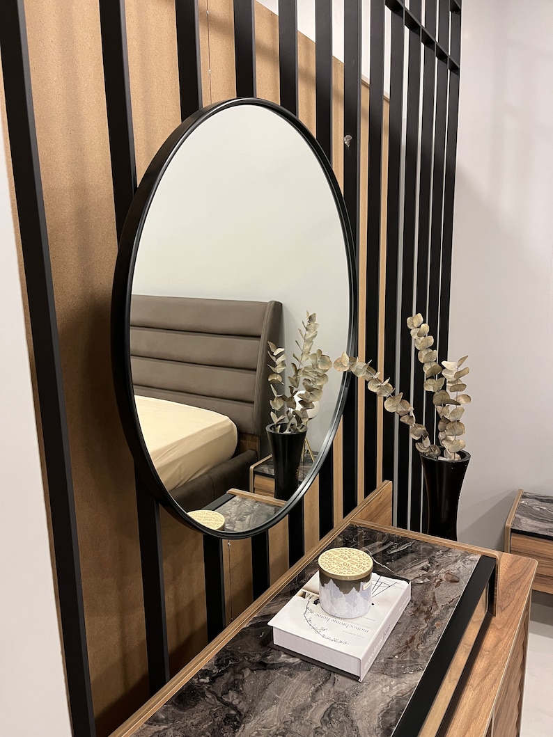 Circle Mirror, Vanity Mirror, Round Mirror Wall Decor, Makeup Mirror