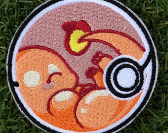 Anime Embroidered Iron-on Patch - Sleeping Cute Charm Badge