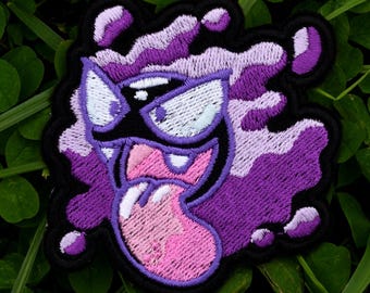 Anime Inspired Monster Embroidered Iron-On Patch