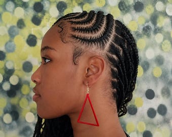 Makeda Triangle Earrings