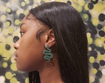 Kijani Snake Earrings