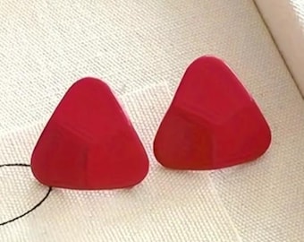 Pembetatu Triangle Stud Earrings