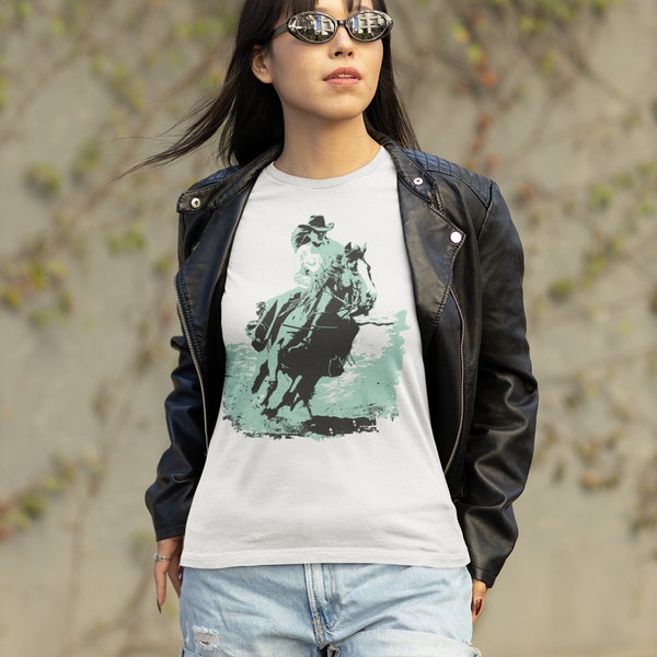 Cowgirl Rodeo Contoured T Shirt